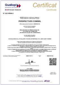 Certification QUALIOPI - PERSPECTIVES Conseil